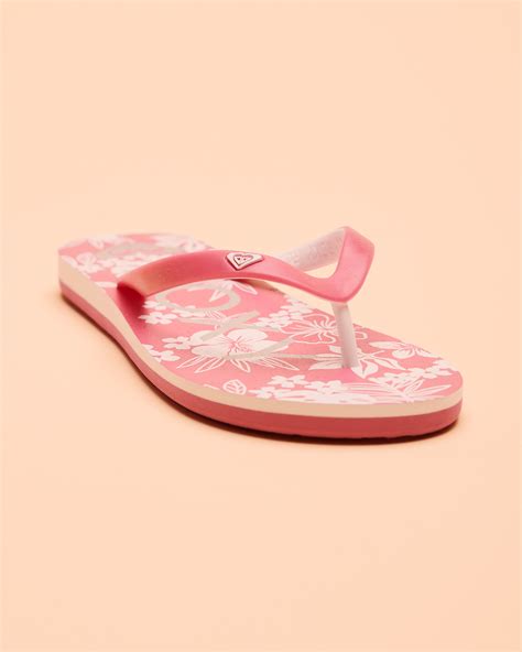 ROXY Tahiti Sandal Pink White Bikini Village