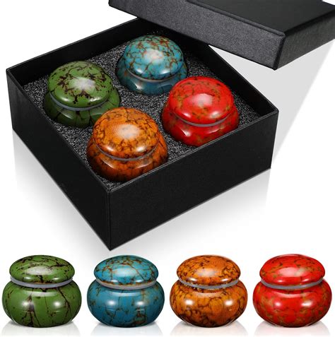 Amazon Set Of Small Urns For Human Ashes Cremation Keepsakes For