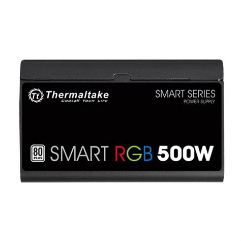 Fonte 500W TT Smart RGB Thermaltake SPR 0500NHFAW 80Plus White