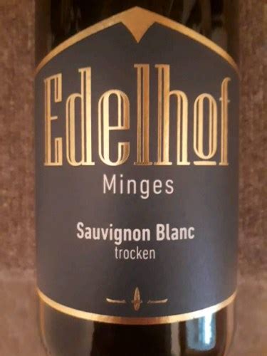 Edelhof Minges Sauvignon Blanc Trocken Vivino US