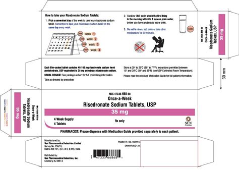 Risedronate Package Insert