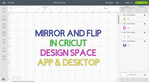 How To Mirror Text On Cricut Design Space On App Mckay Soleass