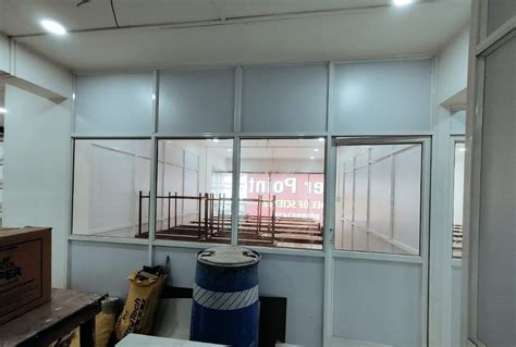 Grey Aluminium Office Cabin Partition At Rs 210 Sq Ft In Nagpur Id 24129055233