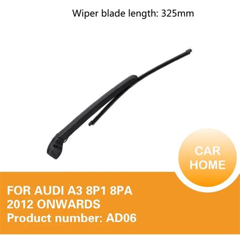 For Audi A3 8p1 8pa Rear Windscreen Wiper And Arm Set Brand New 2012 Onwards One Set Rear