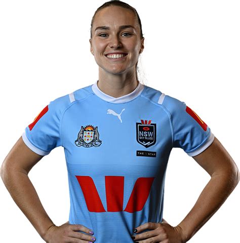 Official Ampol Womens State Of Origin Profile Of Kirra Dibb For New