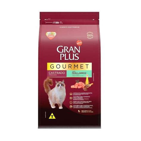 Ra O Granplus Gourmet Para Gatos Castrados Sabor Peru Kg Gran