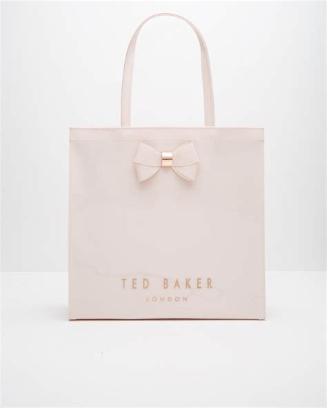 Ted Baker Bow Detail Large Shopper Bag In Pink Lyst