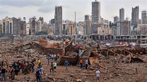 VIDEO Así quedaron las calles de Beirut tras la explosión Noticias