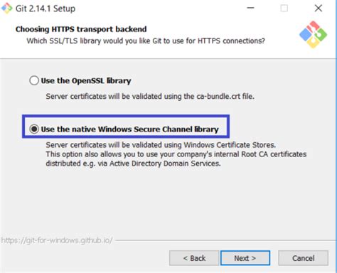 Fix Git Self Signed Certificate In Certificate Chain On Windows