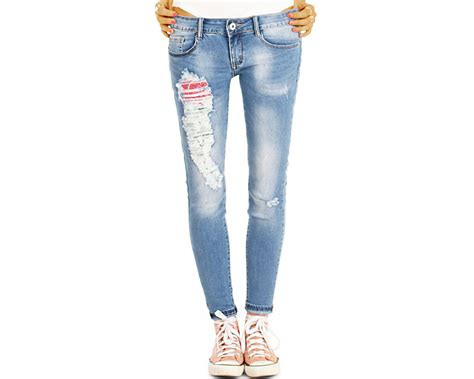 Be Styled Super Destroyed Röhrenjeans Knöchellange Skinny Fit Hüftjeans Mit Zierrissen J102kw