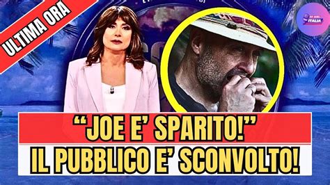 Isola Dei Famosi Sparito Nel Nulla Scoperta Shock Su Joe Bastianich