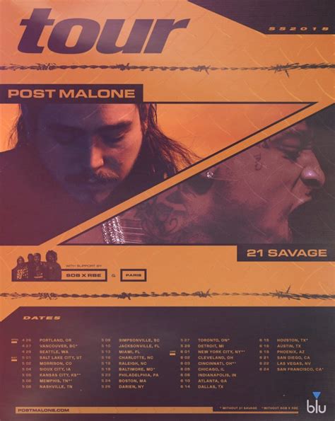 Post Malone and 21 Savage announce tour dates | The FADER