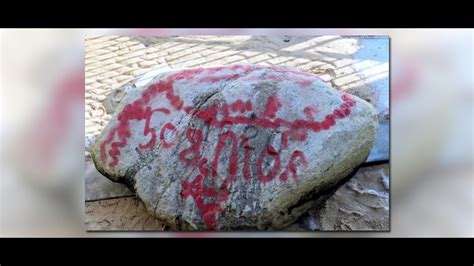 Plymouth rock landmark vandalized ahead of 400th anniversary | wthr.com