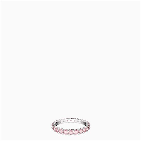 Swarovski Pink Matrix Ring Thedoublef