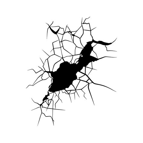 Doodle Crack Wall Crack Illustration Vector Art At Vecteezy