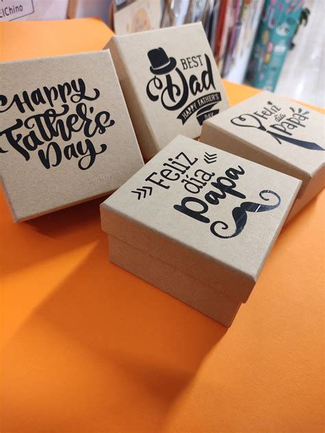 Cajas Personalizadas D A Del Padre Etsy