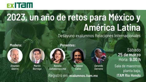 ITAM On Twitter Te Invitamos A Nuestro Desayuno De Exalumnos De