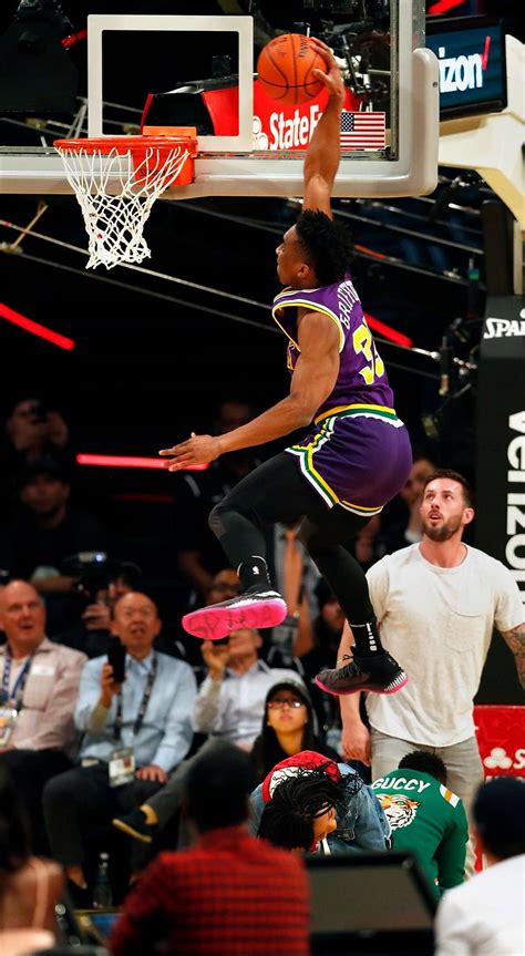 Jazz Rookie Donovan Mitchell Wins All Star Dunk Contest