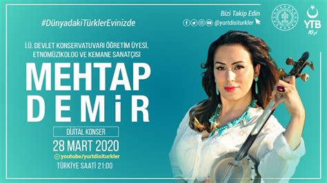 Mehtap Demir YTB Dijital Konser DünyadakiTürklerEvinizde YouTube