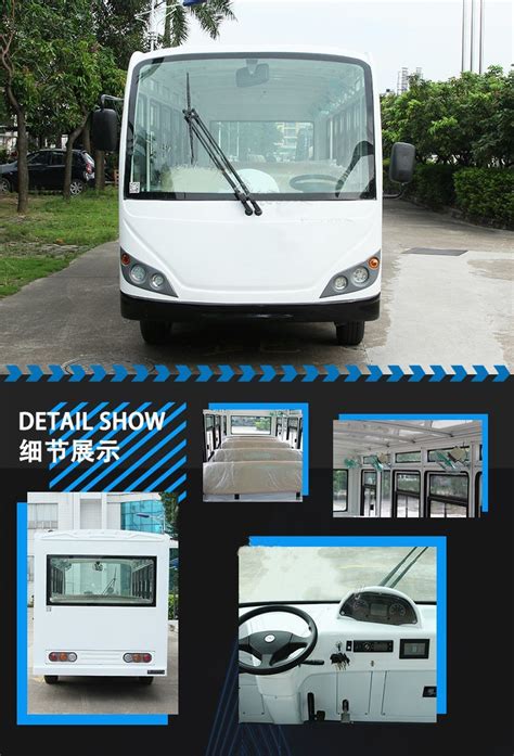 Modern Electric Tour Shuttle Bus Sightseeing Car With Ce Certification