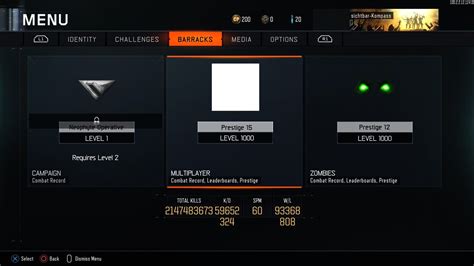 Bo3 5k 15k Cryptokeys Prestige 15 Coloured Name Godmode All Specialist Ps45