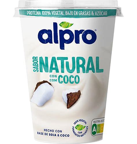 Comprar YOGUR ALPRO NATURAL CON COCO 400 G Yogures En Condisline