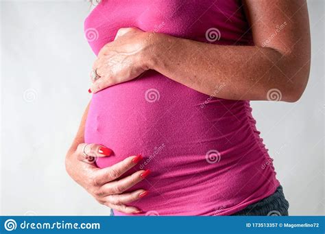 Pregnant Woman Stock Image Image Of Woman Close Pregnancy 173513357