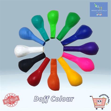 Jual Balon Latex Doff Balon Karet Matte Inch Isi Pcs Shopee