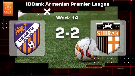 Urartu Shirak 2 2 IDBank Armenian Premier League 2023 24 Week 14