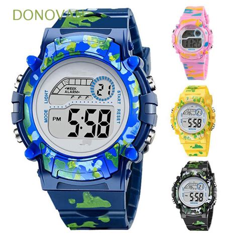 Donovan 4 Colors Led Digital Watches Boys Sports Watches Kids Watches