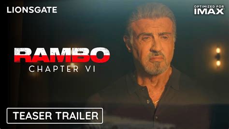 Rambo 6 New Blood Teaser Trailer Sylvester Stallone Jon Bernthal