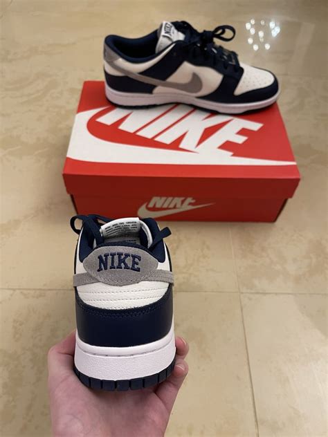 Кроссовки Nike Dunk Low Summit White Midnight Navy Smoke Grey Оригинал