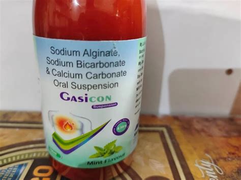 Sodium Alginate Sodium Bicarbonate And Calcium Carbonate Oral Suspension