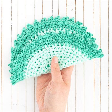 CROCHET PATTERN Round Dishcloth Crochet Printable PDF Simple Dishcloth ...