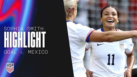 Sophia Smith GOAL USWNT Vs Mexico July 13 2024 YouTube