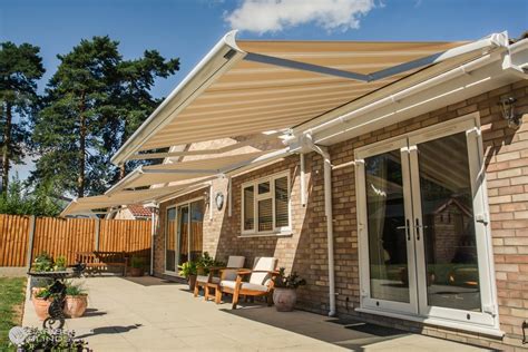 Tortola Retractable Patio Awning Caribbean Blinds