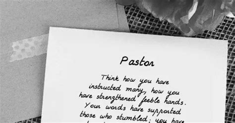 Pastor Appreciation Letter | Pastor-Gifts.com