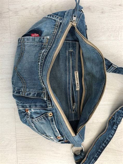 Repurposed Levis Jeans Denim Crossbody Bag Denim Crossbody Denim Bag Denim Bag Diy