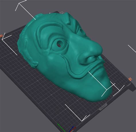 Dali Mask 3d Modelle Herunterladen Creality Cloud