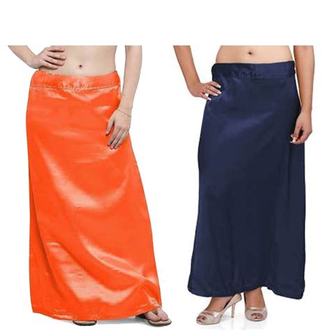 Women S Satin Petticoat Saree Satin Underskirt Sari Satin Etsy