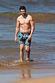 Max Greenfield Shirtless Vacation With Bikini Clad Wife Tess Photo Bikini