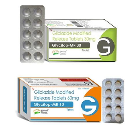 Gliclazide Modified Release Glycitop Mr 60 60 Mg Healing