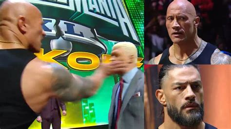 Roman Reigns Vs Cody Rhodes Will Hate The Rock Forever Twitter