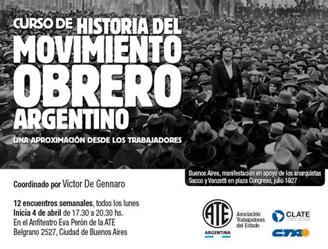 Inicia El 4 De Abril El Curso 2016 Curso De Historia Del Movimiento