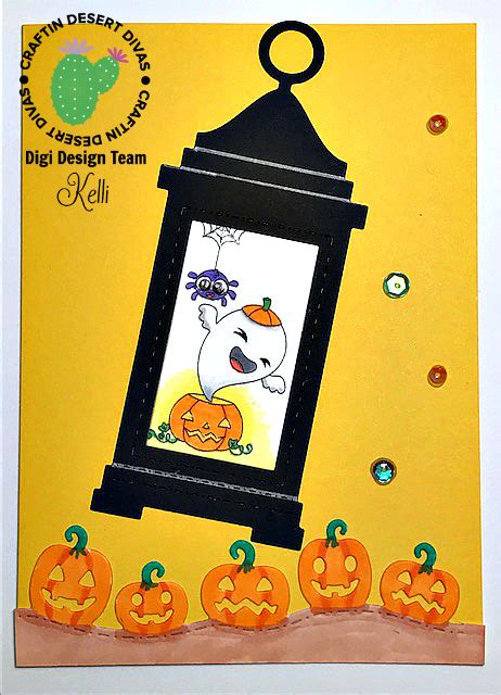 The Lady Cage Halloween Cards With Craftin Desert Divas