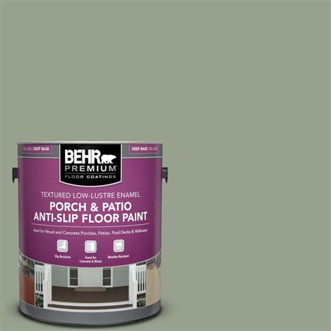 BEHR PREMIUM 1 Gal N390 4 Bitter Sage Textured Low Lustre Enamel