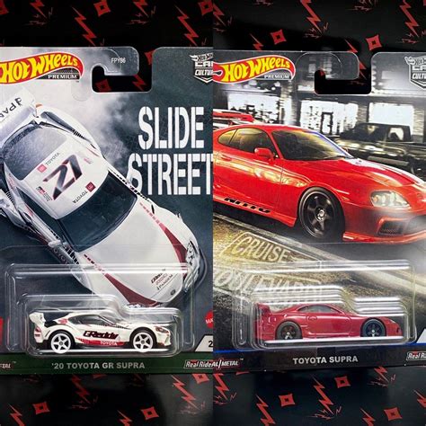 Hot Wheels Toyota GR Supra Greddy Pandem Slide Street Hotwheels Cruise Boulevard Hobbies