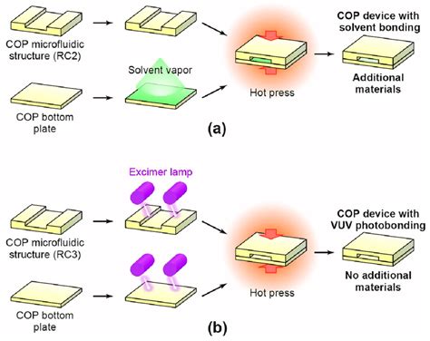 Schematic Of The Cyclo Olefin Polymer Cop Based Microfluidic Device