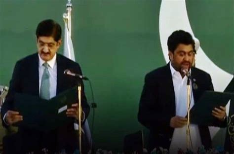 Murad Ali Shah Sworn In As Sindh Chief Minister For Third Time