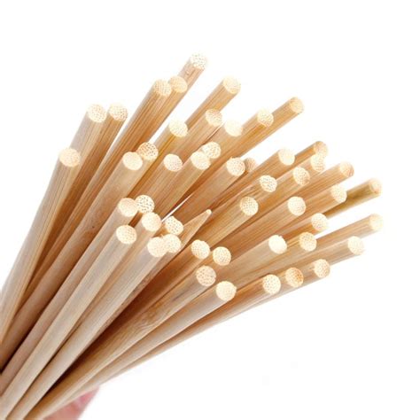 Buy 50Pcs Long Bamboo Skewers 12 Inch BBQ Wooden Sticks At Best Price